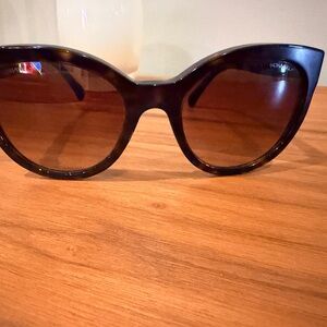 Chanel Brown Tortoise Sunglasses